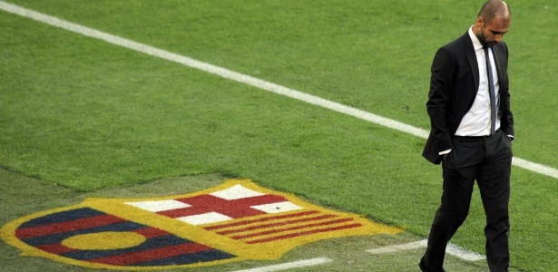 Pep Guardiola deixa o comando do Barcelona após quatro anos - REUTERS/Sergio Carmona