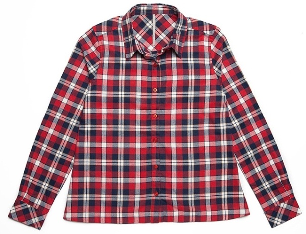 camisa flanela vermelha