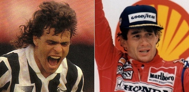 Paulinho desejou sorte a Senna um dia antes de vitória em Interlagos em 1991 - Arquivo Pessoal/Paulinho Mclaren e Folha Imagem