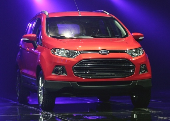 Nova geração do EcoSport foi uma das atrações da Ford no último Salão de Pequim - AP