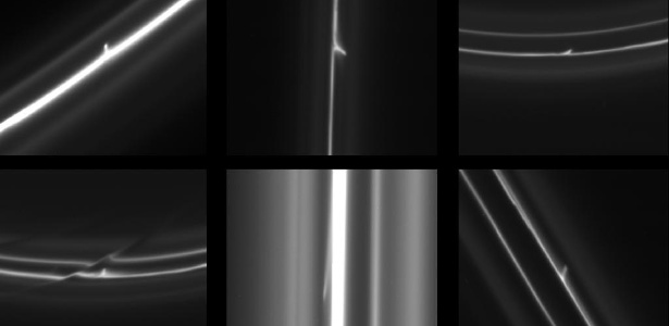 As bolas de gelo se chocam contra o anel de Saturno a uma velocidade considerada baixa - Nasa