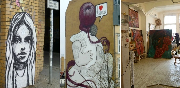 Grafites e a ocupação Tacheles, pontos visitados em tour alternativo pela capital alemã - Montagem / Regiane Teixeira/UOL