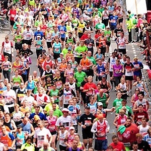 Maratona de Londres foi realizada no último domingo - PA via BBC
