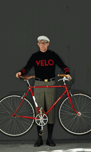 Nick pedala uma Freddie Grubb dos anos 50 - Horst A. Friedrichs 