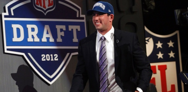 Andrew Luck, primeira escolha do draft 2012, selecionado pelos Colts - Mike Segar/Reuters