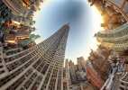 Fotógrafo americano cria paisagens surreais com "colagens" em 360 graus - Randy Scott Slavin / Rex Features