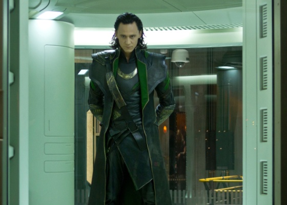 Tom Hiddleston como o vilão Loki em "Os Vingadores" - Divulgação