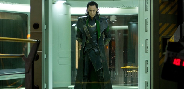 Tom Hiddleston como o vilão Loki em "Os Vingadores" - Divulgação