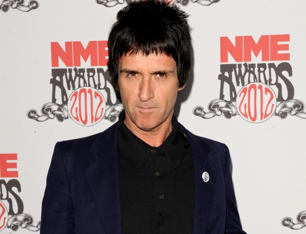 Johnny Marr, ex-guitarrista dos Smiths, no prêmio NME 2012, em Londres (29/2/12) - Getty Images