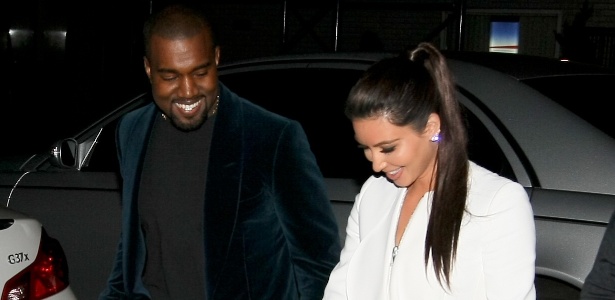 Kim Kardashian e Kanye West em Nova York