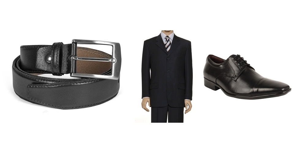 Cinto formal é para ser usado com costume (paletó e calça) no mesmo tom e material do sapato  - Divulgação