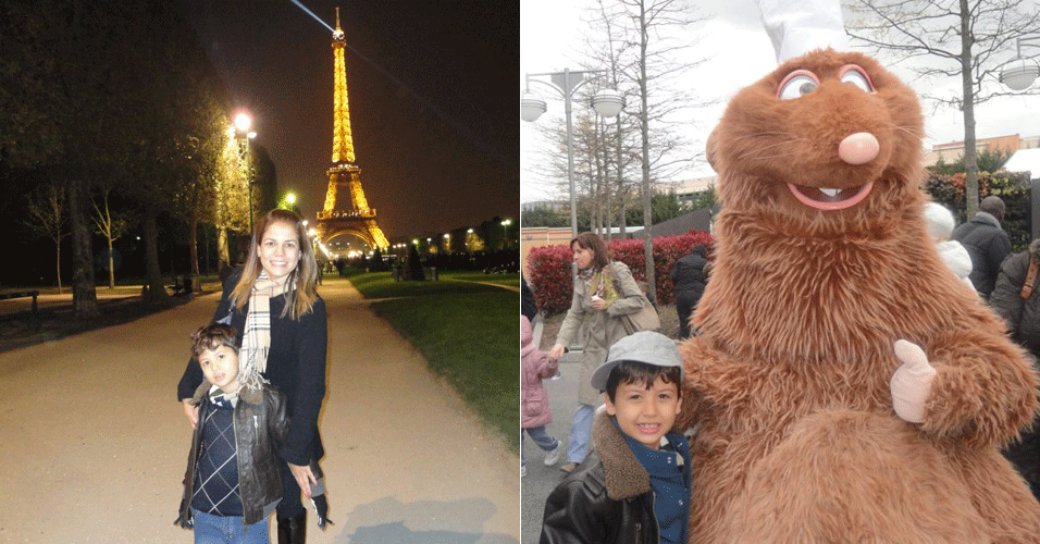 No Twitter, Nívea Stelmann mostra fotos da viagem que fez com o filho para Paris (1/5/2012)