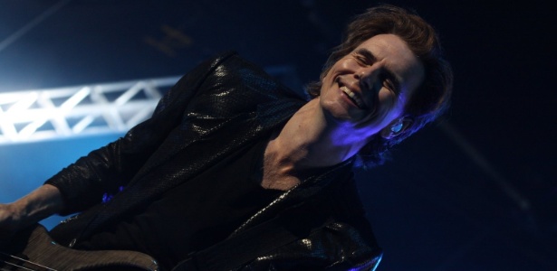 O baixista John Taylor durante show do Duran Duran no Rio de Janeiro (30/5/12) - AgNews