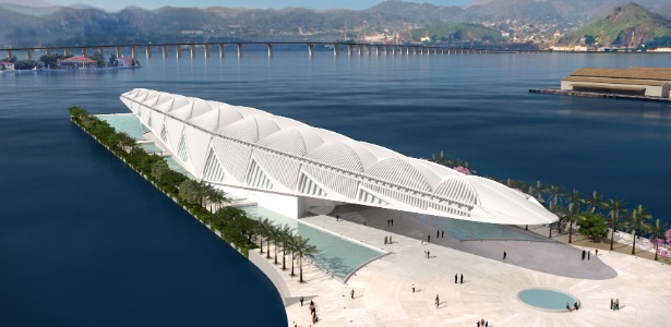 Imagem mostra como será o Museu do Amanhã, no Rio de Janeiro; veja mais fotos - Divulgação