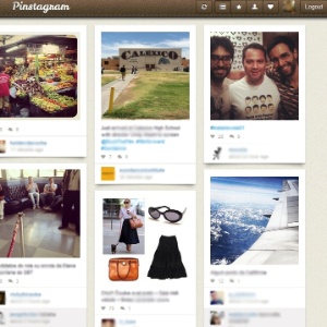 Pinstagram: cara de Pinterest com as fotos do Instagram - Reprodução