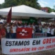 4.mai.2012 - Médicos fazem protesto em frente ao do hospital Walfredo Gurgel, em Natal, contra o governo do Estado contra a privatização do sistema de saúde. Greves e falta de remédios intensificam superlotação e mortes no maior hospital do Rio Grande do Norte - Divulgação/Sindicato dos Médicos do RN