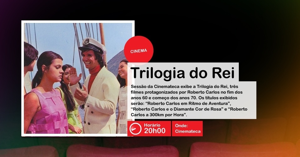 A Trilogia do Rei tem sessão na Virada Cultural a partir das 20h00, na Cinemateca, que fica na rua Senador Raul Cardoso, 207 , Vila Clementino - Divulgação