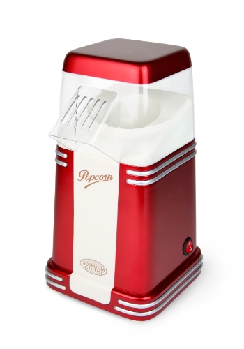 À venda na Oren (www.oren.com.br), a mini pipoqueira Nostalgia tem capacidade para 100 gramas de milho e funciona com 110v. O eletrodoméstico custa R$ 188