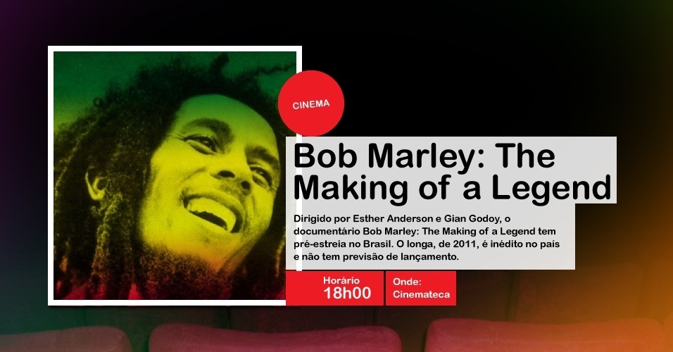 "Bob Marley: The Making of a Legend" tem pré-estreia na Virada Cultural, às 18h00, na Cinemateca (Rua Largo Senador Raul Cardoso, 207, Vila Clementino) - Divulgação