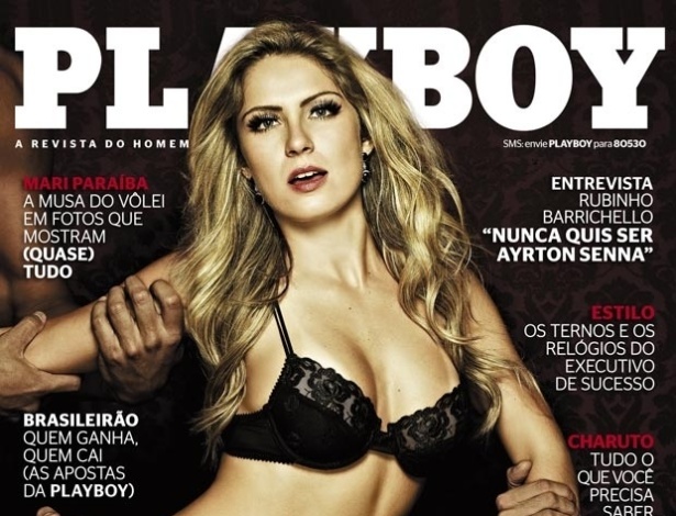 A ex-BBB Renata Dávila estampa a capa da edição de maio da revista 