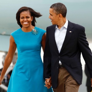 Barack Obama e primeira dama, Michelle Obama - Kevin Lamarque/Reuters