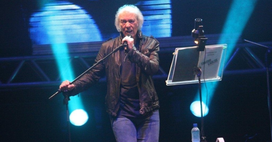 "Rock não é só droga. Rock é amor, que é a porta do sexo", disse o "Tremendão" durante o show (5/5/2012) - Zulmair Rocha/UOL