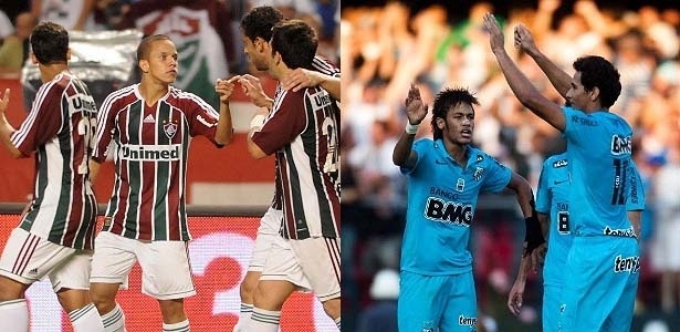 Fluminense e Santos estão muito próximos de se sagrar campeões estaduais - Montagem UOL