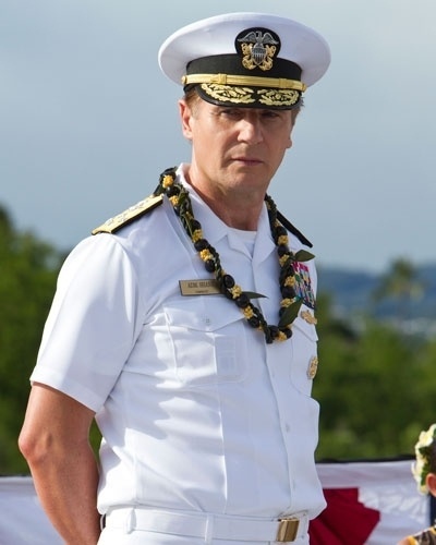 Liam Neeson em cena de "Battleship" - Divulgação