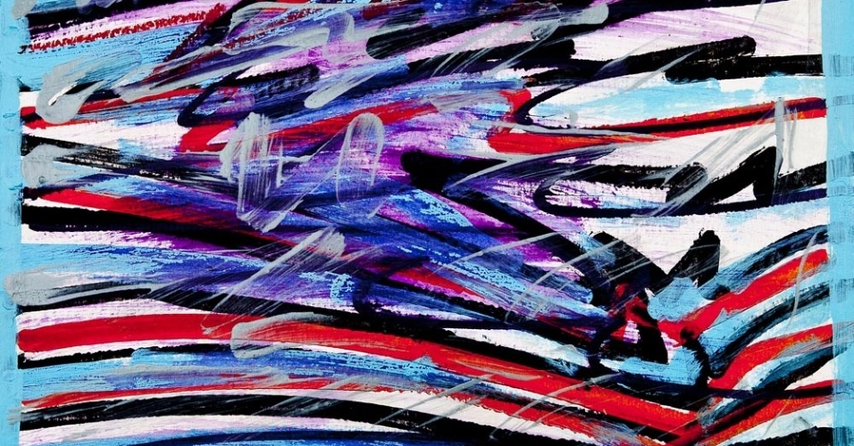 Tela sem título do artista plástico Ivald Granato que integra a mostra "Cor Sim Cor Não" - Ivald Granato