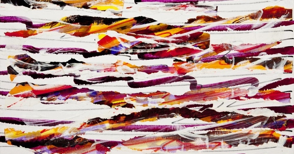 Tela sem título do artista plástico Ivald Granato que integra a mostra "Cor Sim Cor Não" - Ivald Granato