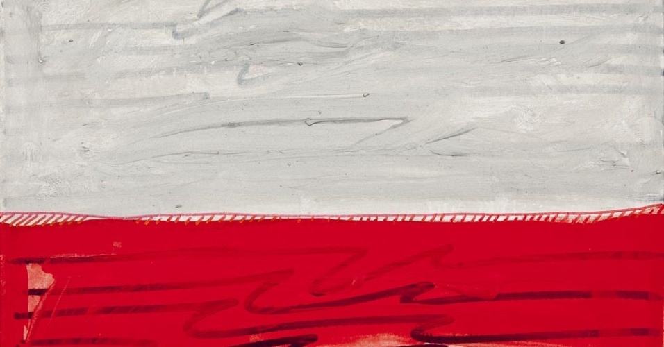 Tela sem título do artista plástico Ivald Granato que integra a mostra "Cor Sim Cor Não" - Ivald Granato