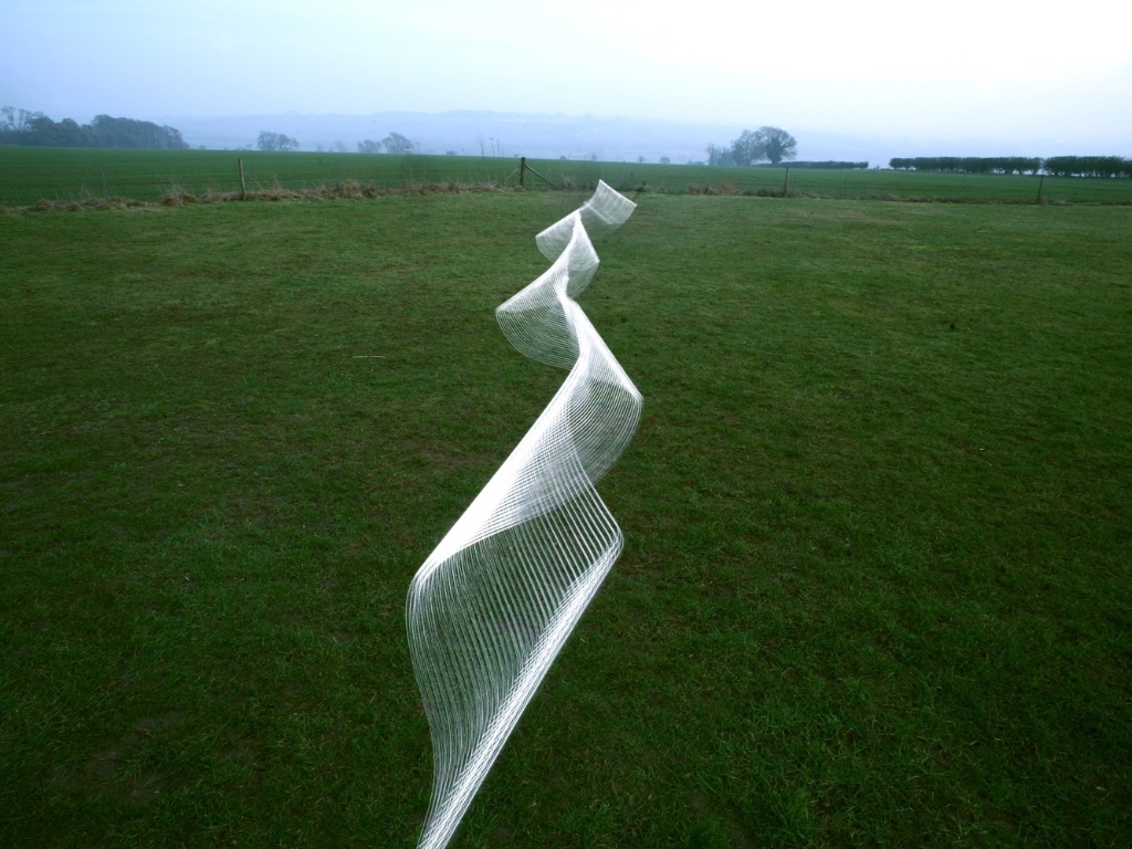 Imagem criada pelo artista britânico Peter Medlicott, que usa lanternas e feixes de luz para criar grafites - Peter Medlicott