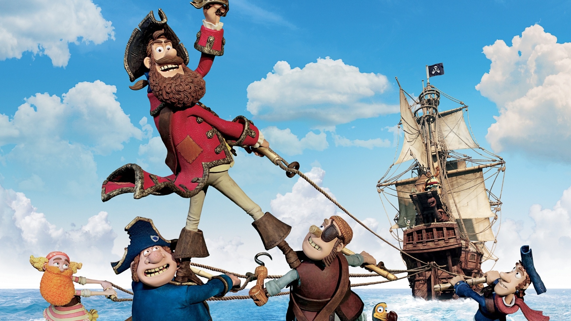 Cartaz da animação "Piratas Pirados!", de Peter Lord - Divulgação