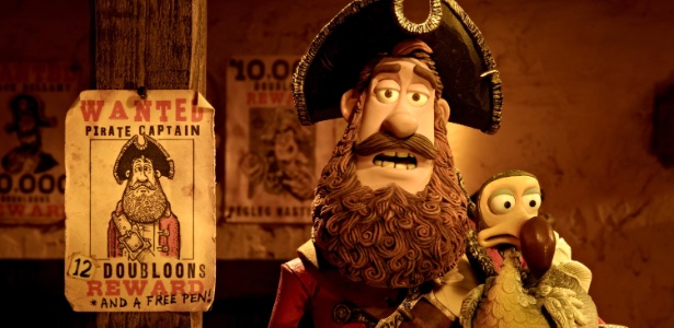 Cena da animação "Piratas Pirados!", de Peter Lord - Divulgação