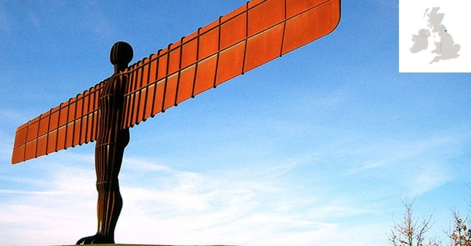 Gateshead, localizada perto de Newcastle, é o lar de outra escultura de Antony Gormley, a enorme estátua O Gigante do Norte. A peça de 200 toneladas é feita de aço e tem 20 metros de altura e a distância entre suas asas é de 54 metros