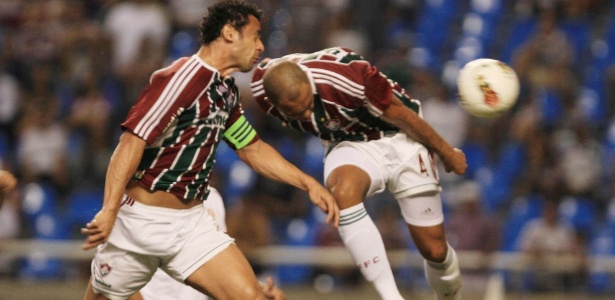 Fred (e) e Leandro Euzébio já marcaram gols em jogadas de bola parada do Fluminense - icardo Ayres/Photocamera