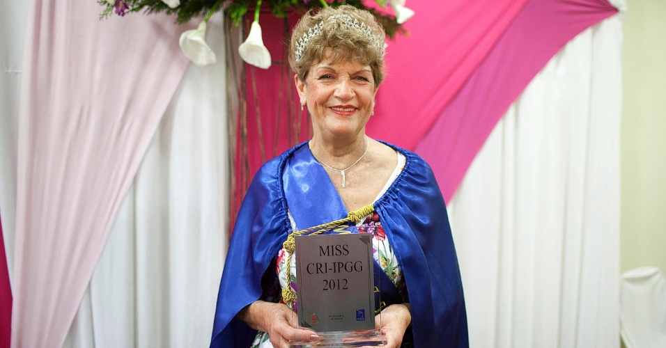 Neide Vieira Lapastina, 68, eleita em 10.mai.2012 a mais bela idosa de SP