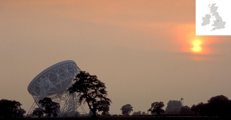 No 13° dia da jornada, a chama olímpica chega a Jodrell Bank, em Cheshire. O local abriga o Telescópio Lovell, um dos maiores do mundo. Ele foi construído em 1957 e tem um 76,2 metros de diâmetros. A pessoa carregando a tocha escalará o telescópio