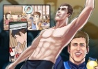 Super-heróis olímpicos - Michael Phelps - Arte UOL