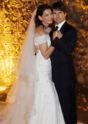 O casamento Katie Holmes e Tom Cruise aconteceu em um castelo na Itália, em 2006