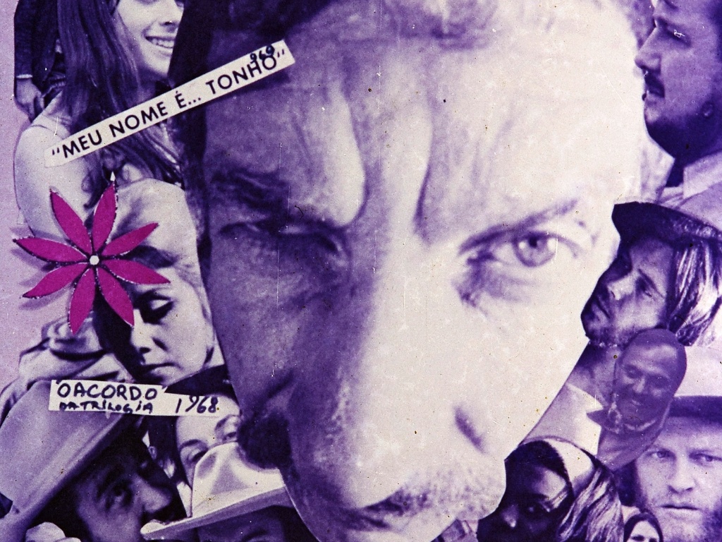 Colagem com imagens dos filmes de Ozualdo Candeias feita pelo próprio. Precursor do Cinema Marginal, o cineasta ganha mostra em cartaz no Museu da Imagem e do Som até junho de 2012 - Ozualdo Candeias/Divulgação