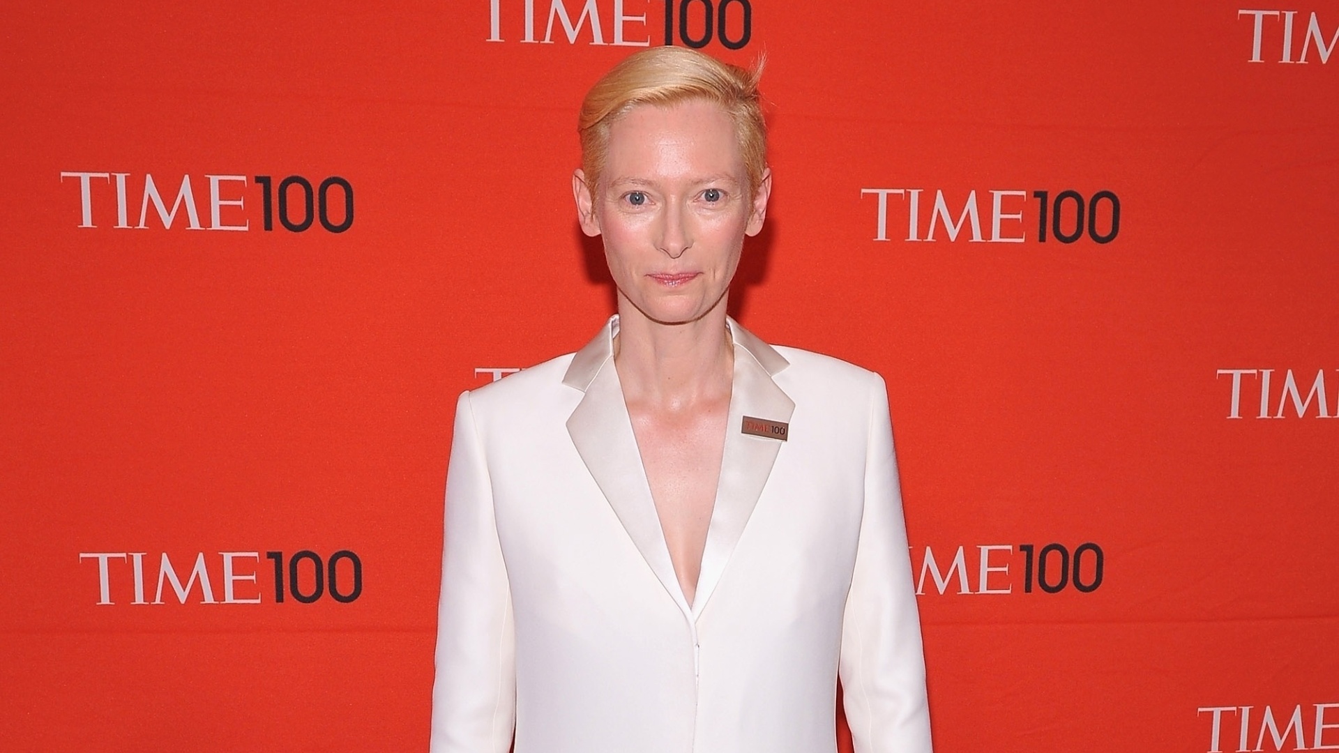 Tilda Swinton festa da revista "Times" (24/04/2012) - Getty Images