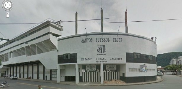 Santos só deve jogar na Vila Belmiro em caso de resultado negativo na Argentina - Reprodução/Google Street View