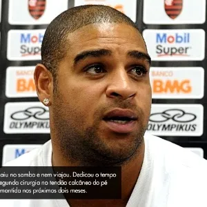 Adriano - Alexandre Vidal/Fla Imagem