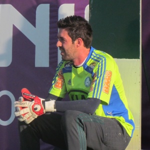 Goleiro Bruno confia na classificação do Palmeiras contra o Atlético-PR, na Copa do Brasil - Danilo Lavieri/UOL Esporte