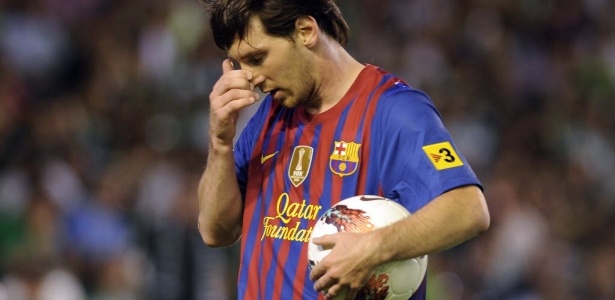 Messi não quebrou recorde de Pelé, e Barcelona só empatou com o Bétis - AFP PHOTO/ CRISTINA QUICLER