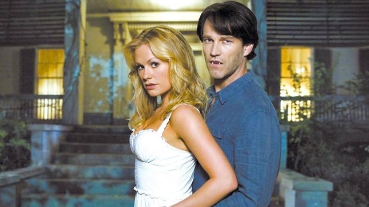 Anna Paquin e Stephen Moyer em "True Blood" - Divulgação - Divulgação
