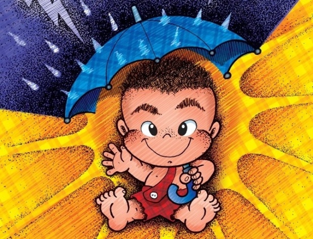 A versão fofinha do Cascão é de autoria da diretora de criação Ana Krst - Reprodução/Facebook