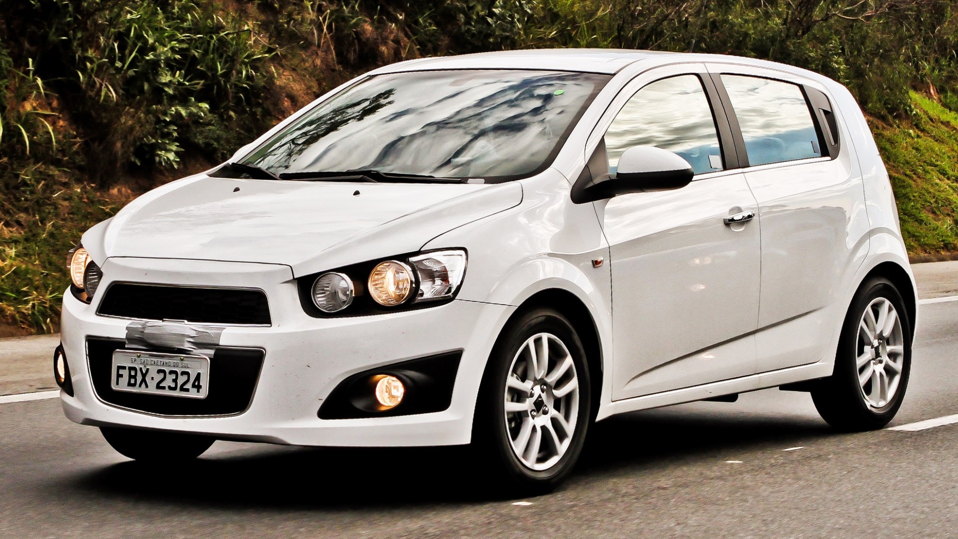 Chevrolet Sonic hatch é fotografado durante teste "secreto" com jornalistas, antes do lançamento - Filipe Palma/www.filipepalma.com.br