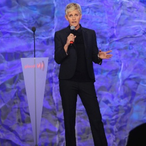 A apresentadora Ellen DeGeneres que dá voz à peixinha Dory em "Procurando Nemo" - Reuters